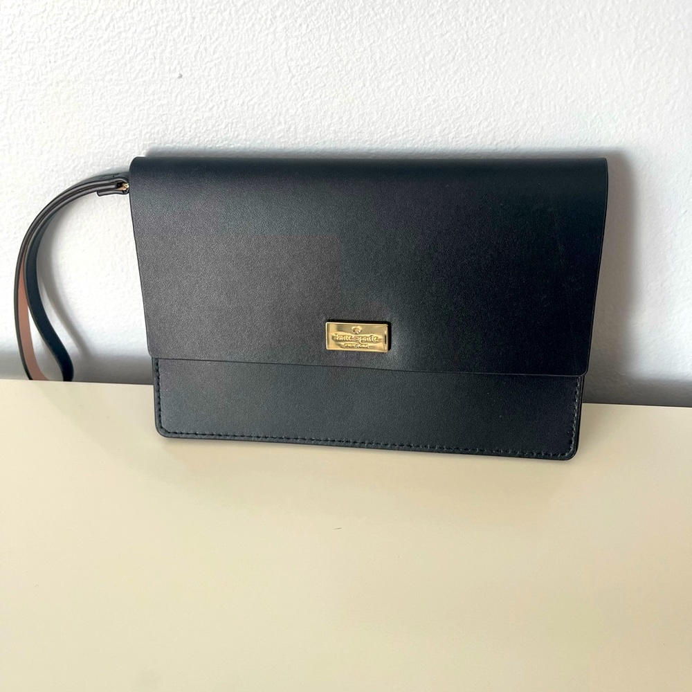 Kate Spade Mollie Putnam Dr Rose Leather Wristlet
